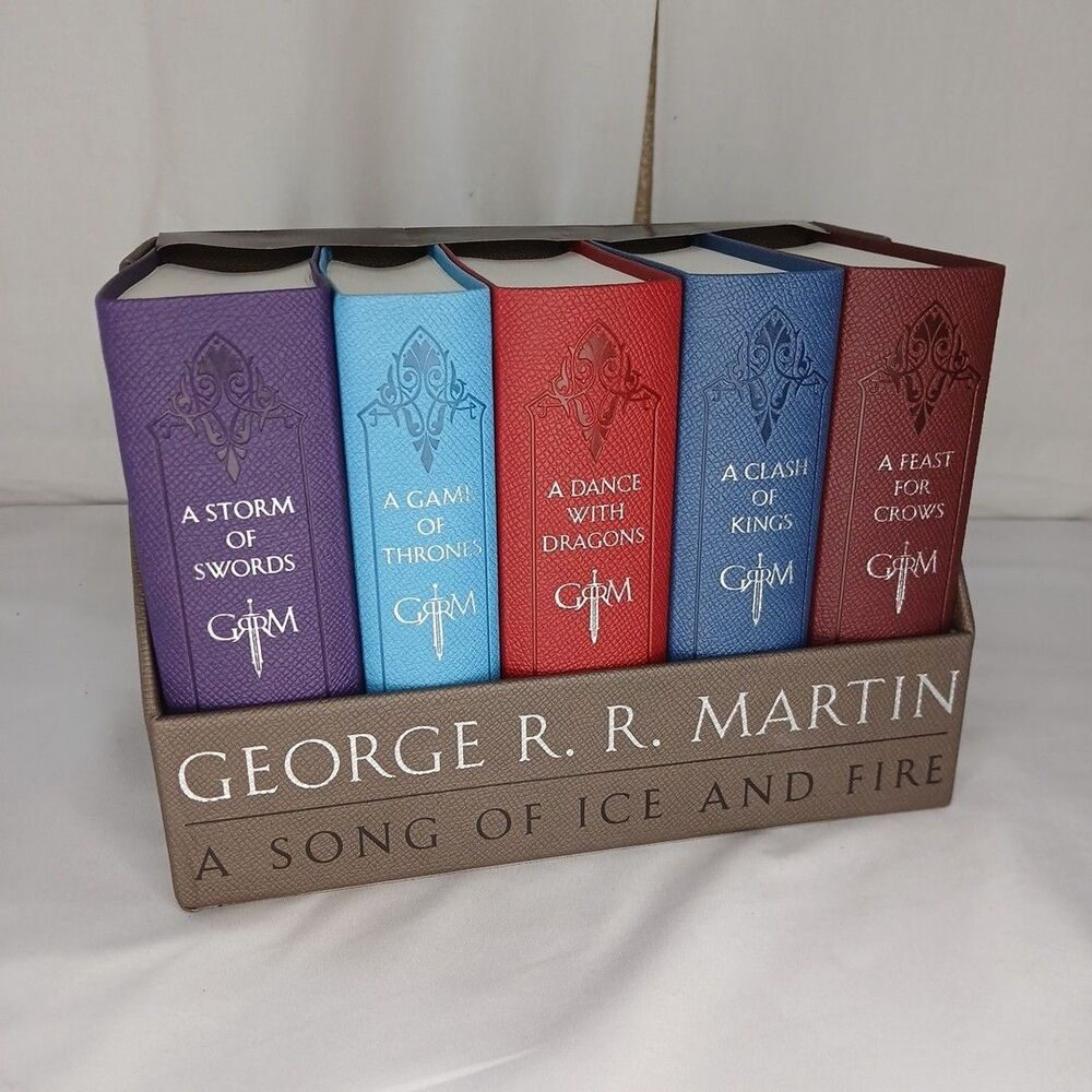 George R. R. Martin's a Game of Thrones Leather-Cloth Boxed Set (Song of Ice...
